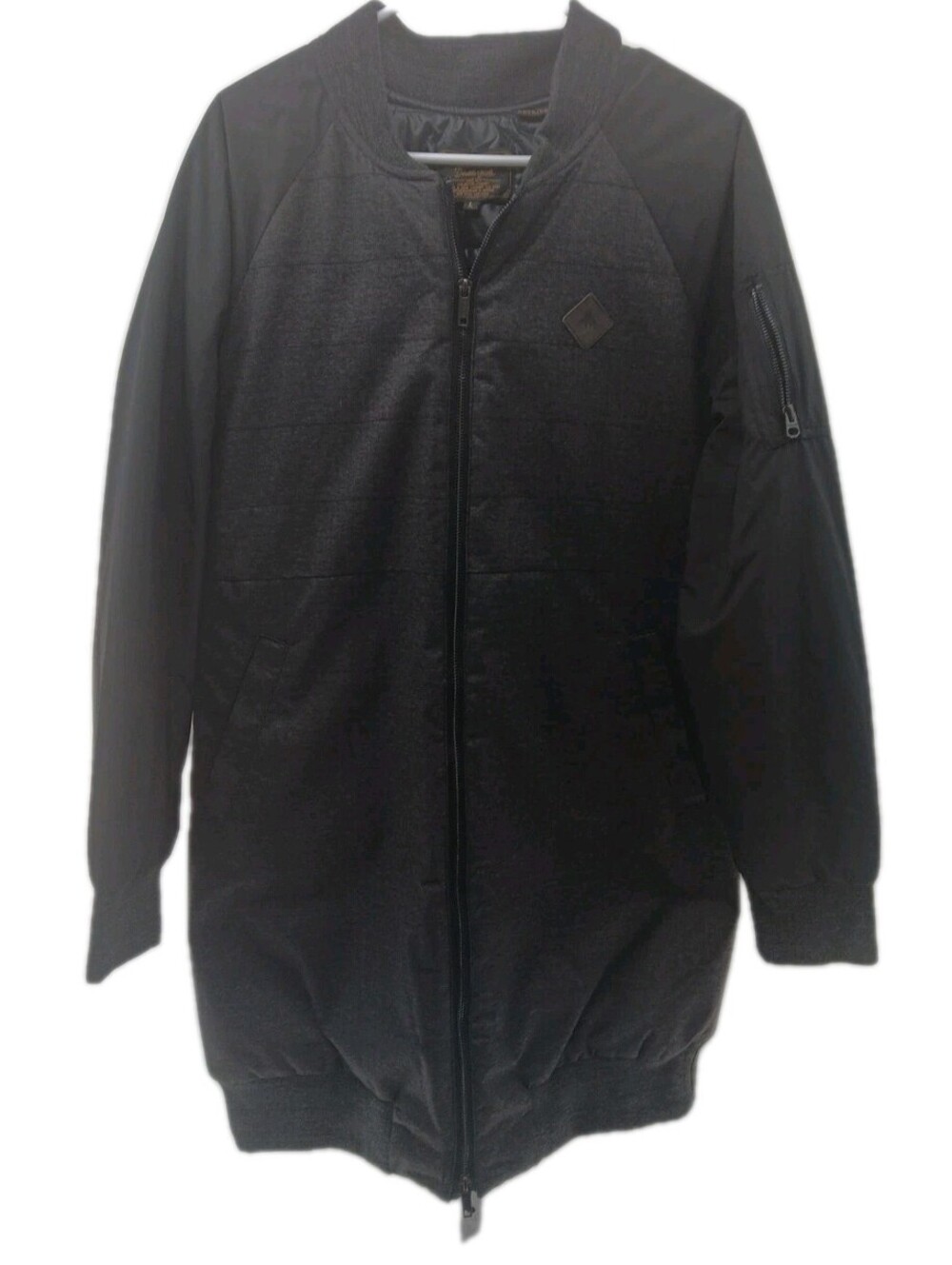 Burton Coat Wlmens Large Gray Dryride Long Snowboarding Skiing Winter Jacket